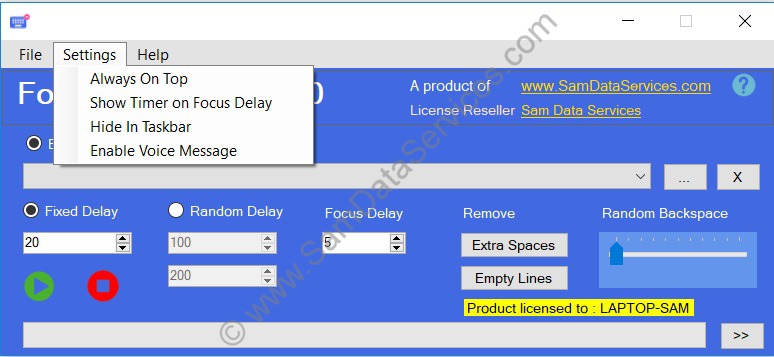 Focus Auto Typer 3.0 Software Available For Free Download