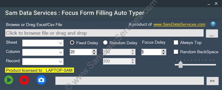 Announcing Focus Form Filling Auto Typer 2.0 Available For Free Download