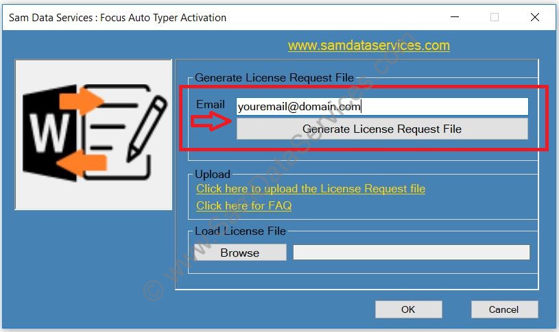 Text to Word Converter License Request