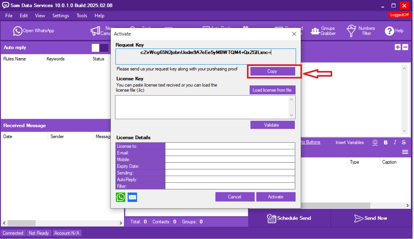 botmaster license key copy demo