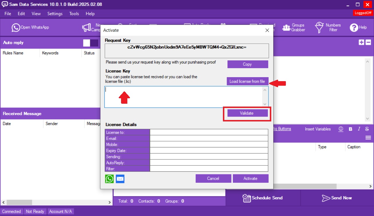 Activate Focus Bulk WhatsApp Sender License in 3 Easy Steps
