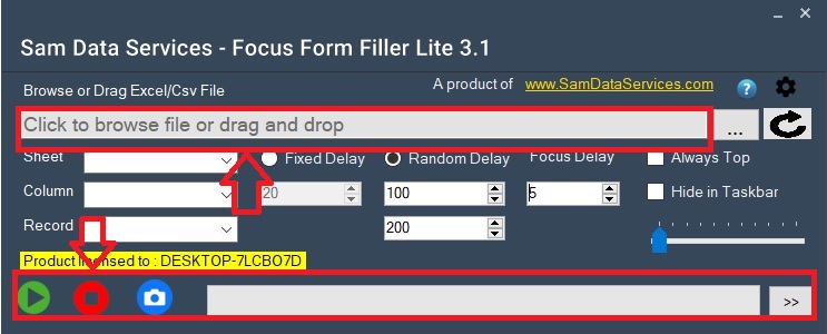 focus form filler demonstration