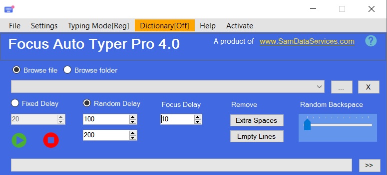 focus auto typer software