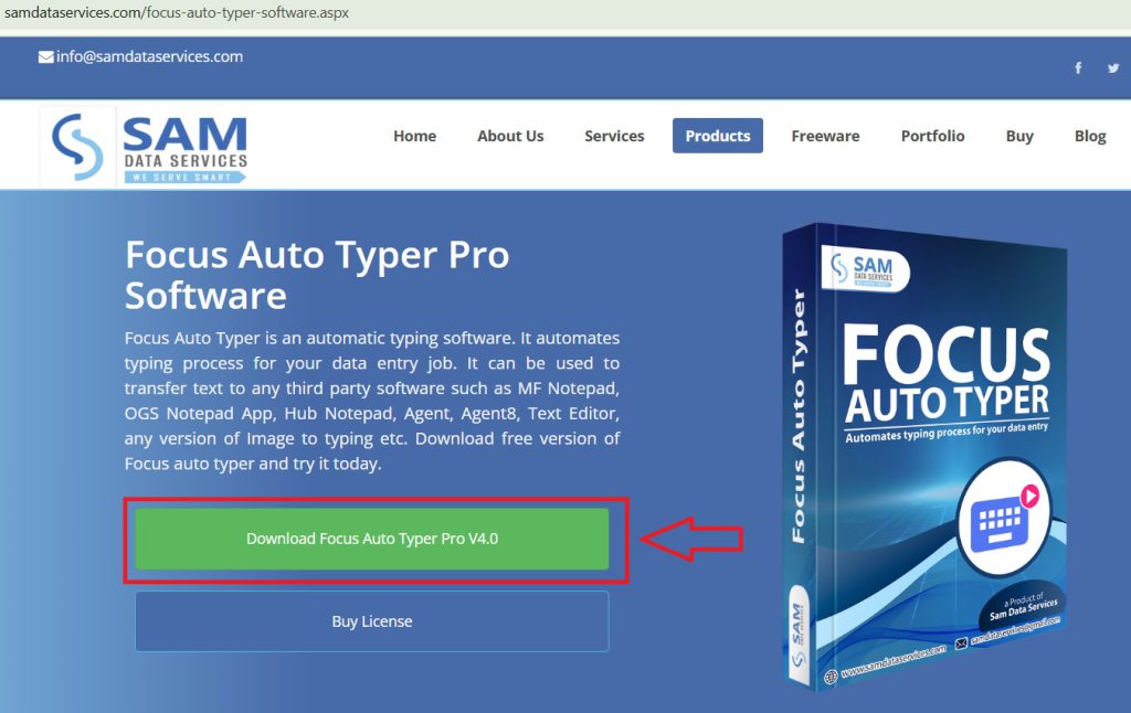 focus auto typer pro dashboard